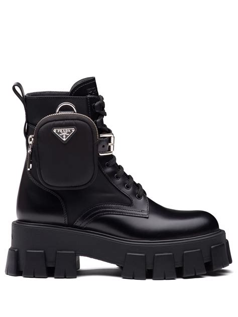 botas prada altas|chunky boots prada.